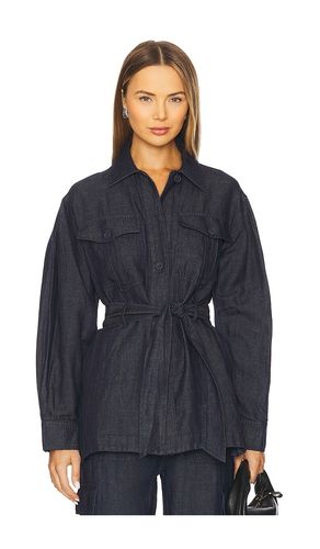 Cargo Linen Jacket in . Size 2, 4 - Susana Monaco - Modalova