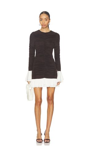 Mini Ruched Long Sleeve Dress en . Taille 32. Also en 34, 36 - ROTATE - Modalova