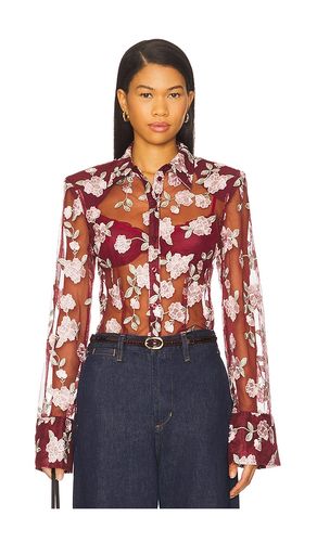 CHEMISE AJUSTÉE EN MAILLE MESH en . Taille 32. Also en 34 - ROTATE - Modalova