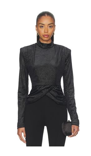 TOP DRAPÉ EN VELOURS en . Taille 32. Also en 34, 36, 38 - ROTATE - Modalova