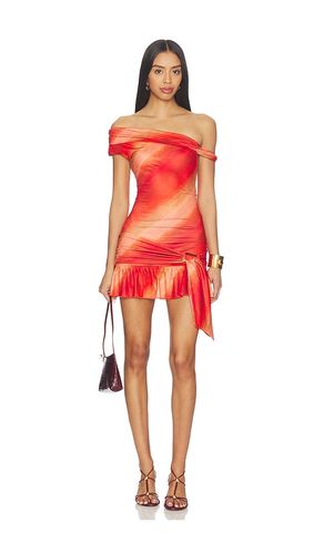 ROBE TWIST OFF SHOULDER MINI en . Taille S. Also en XS, M - Tiger Mist - Modalova