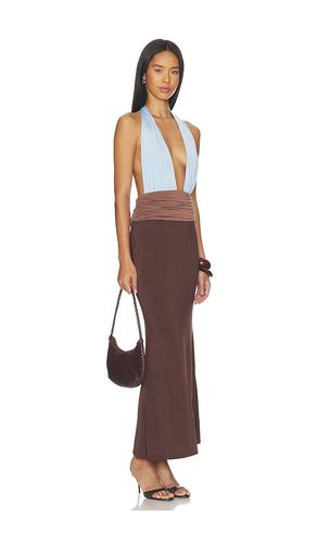 ROBE JENNI MAXI PLUNGE en , . Taille M. Also en - Tiger Mist - Modalova