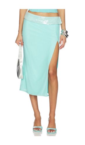 JUPE SEQUIN FOLDOVER MIDI en . Taille S. Also en M, L, XL - Tiger Mist - Modalova