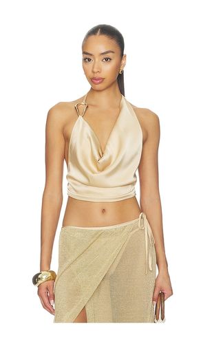 Cyrene Satin Cowl Top en . Taille L. Also en M - Tiger Mist - Modalova