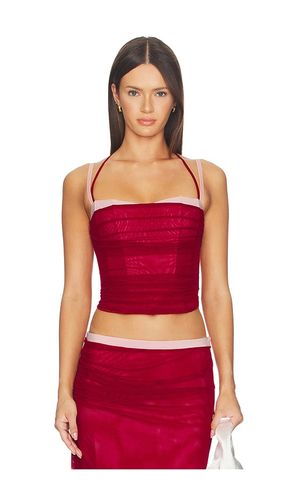 Caline Ruched Corset Top en . Taille S. Also en - Tiger Mist - Modalova