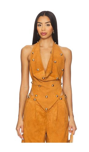 Dome Studded Halter Top en . Taille L. Also en - Understated Leather - Modalova