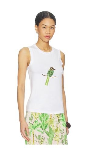 Hand Beaded Parrot Tank en . Taille M. Also en L - Verandah - Modalova