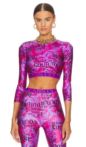 Logo Couture Long Sleeve Top in . Size 38 - Versace Jeans Couture - Modalova