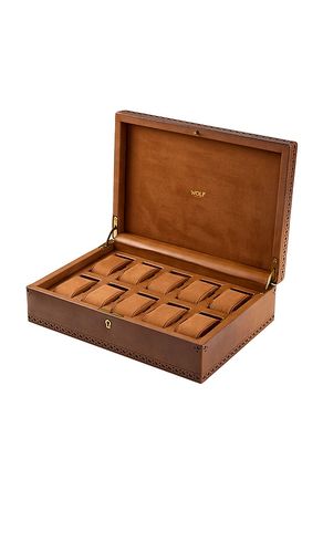 Brogue 10 Piece Watch Box en - WOLF - Modalova