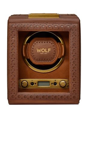 WOLF Brogue Single Winder en Brown - WOLF - Modalova
