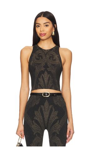 X Etro Metallic Jacquard Crop Top en . Taille M. Also en S, XS - Wolford - Modalova