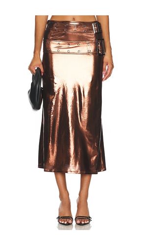 JUPE MIDI DOUBLE BELT in . Size 2, 4, 6, 8 - WeWoreWhat - Modalova