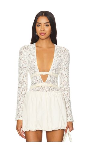 Ribbon Tied Lace Top in . Size S - Yuhan Wang - Modalova