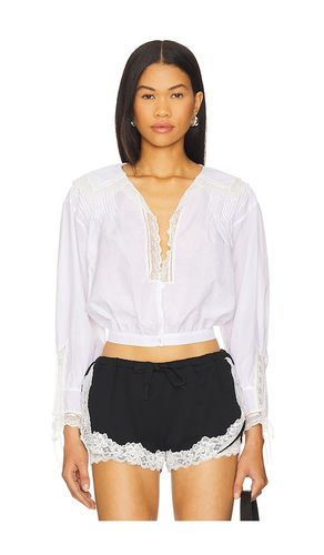 Lace Trimmed Blouse in . Size M, S - Yuhan Wang - Modalova