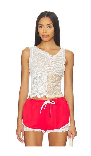 Patchwork Lace Tank Top en . Taille M. Also en L, XL - Yuhan Wang - Modalova