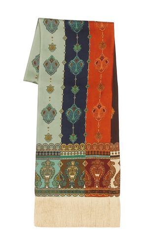 ÉCHARPE PRINTED SILK FRINGE en - Zimmermann - Modalova