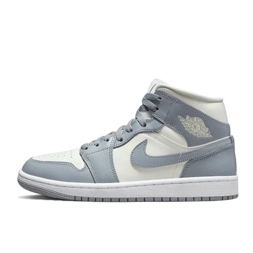Air Jordan 1 Mid Grey Sail - Jordan - Modalova