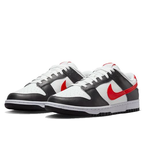 Nike Dunk Low White Black Red - Nike - Modalova