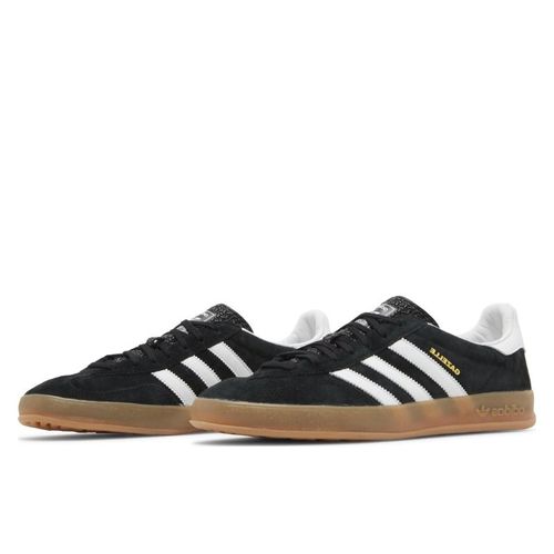 Indoor Gazelle Black White Gum - Adidas - Modalova