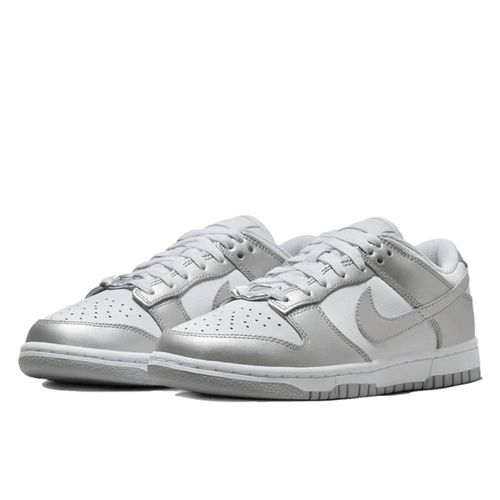 Nike Dunk Low Metallic Silver - Nike - Modalova