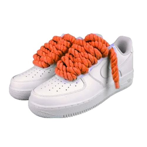 Air Force 1 Custom Lacet Corde Orange - Nike - Modalova