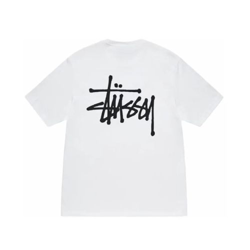 T-shirt Stüssy Basic White - Stüssy - Modalova