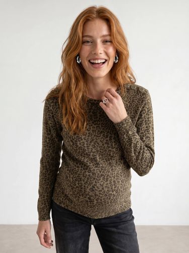 Pull de grossesse vert - Vertbaudet - Modalova