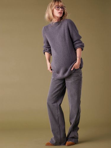 Pull grossesse et allaitement devant/dos évolutif anthracite - Envie De Fraise - Modalova