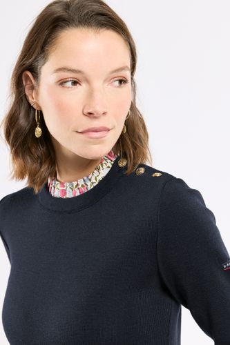 Pull marin col fleuri - laine mérinos - ARMOR LUX FR - Modalova
