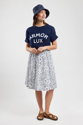 Jupe imprimée fleurie - coton - ARMOR LUX FR - Modalova