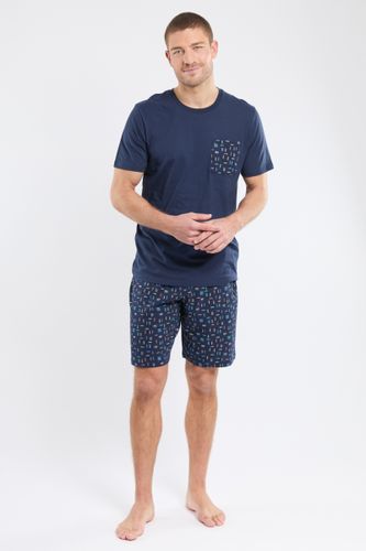 Pyjama short imprimé rayures - coton - ARMOR-LUX - Modalova