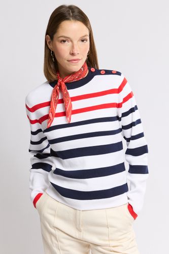 Pull marin rayé - coton - Saint Valentin?? - ARMOR LUX FR - Modalova