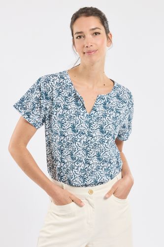 Tunique fleurie CELIANE - coton - BERMUDES - Modalova