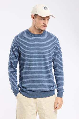 Pull fines rayures - coton - BERAC - Modalova