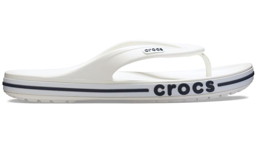 Crocs Bayaband Tongs Unisex White / Navy 36 - Crocs FR Feed New - Modalova