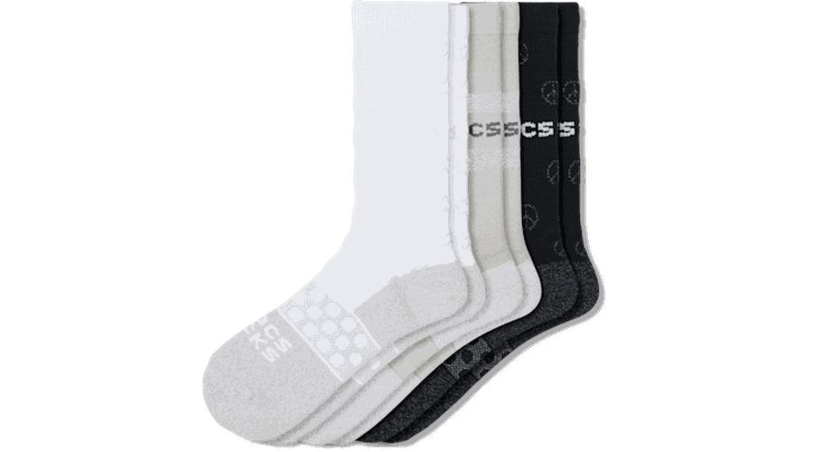 Crocs Socks Adult Crew Cyber Shine 3 Pack Chaussures Unisex / S - Crocs FR Feed New - Modalova