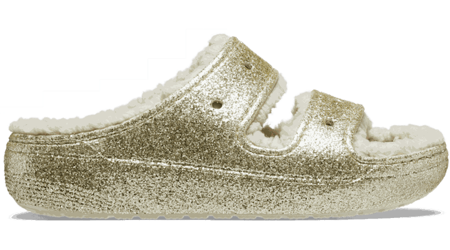 Crocs Classic Cozzzy Glitter II Sandales Unisex 36 - Crocs FR Feed New - Modalova