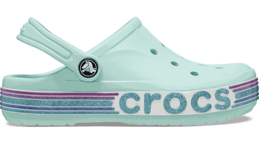 Crocs Toddlers Bayaband Rainbow Glitter Sabots Enfants 20 - Crocs - Modalova