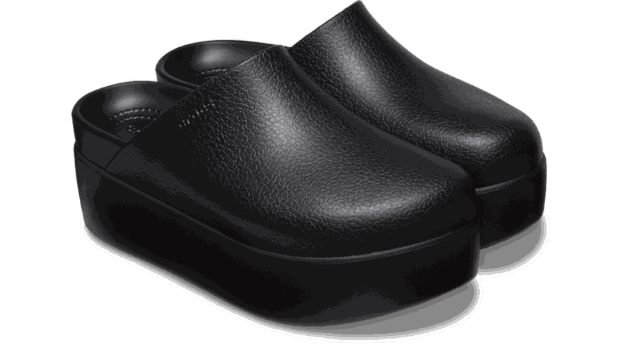 Dylan Platform Sabots s Black 33 - Crocs - Modalova