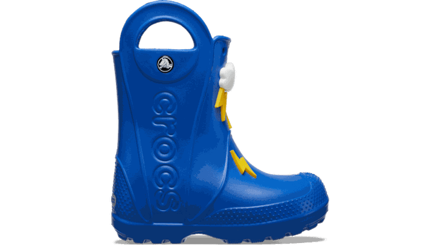 Crocs Handle It Lightning Bolt Rain Boot Bottes Enfants 22 - Crocs - Modalova