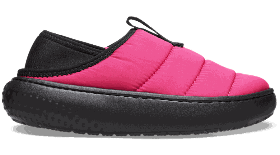 Crocs Classic Puff Moc Chaussures Enfants Dragon Fruit / Multi 28 - Crocs FR Feed New - Modalova