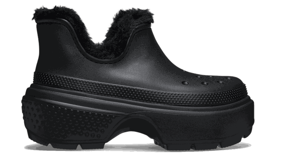 Crocs Stomp Shorty Boot Bottes Unisex Black / Black 41 - Crocs FR Feed New - Modalova