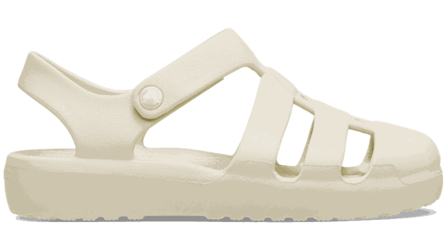 Crocs Classic Fisherman Sandales Enfants Sandstone 28 - Crocs FR Feed New - Modalova