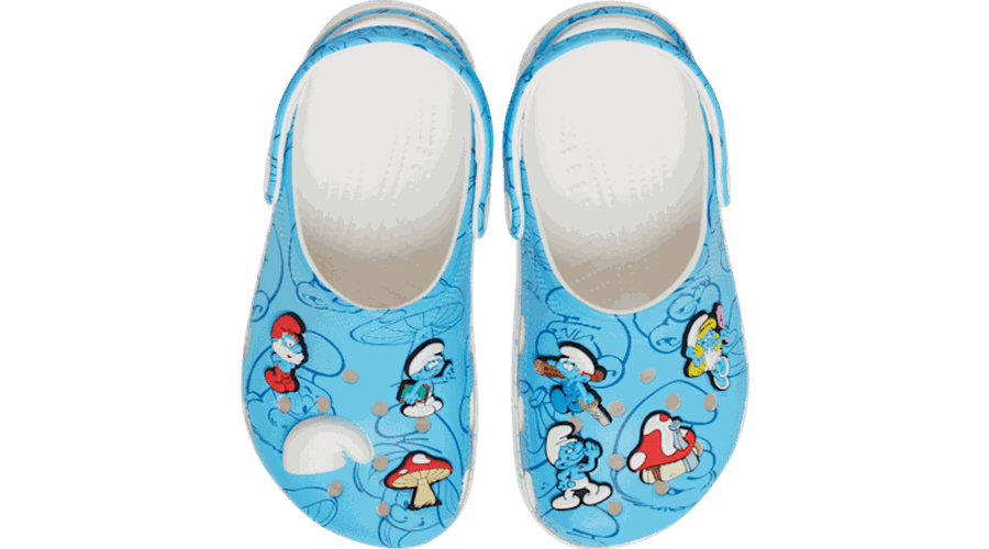 Smurfs Classic Sabots Enfants Multi 32 - Crocs - Modalova