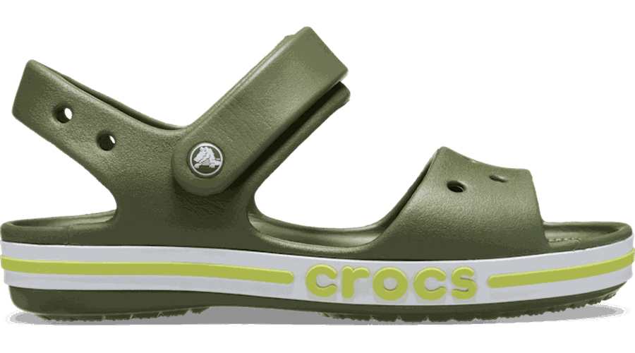 Crocs Toddler Bayaband Sandales Enfants Army Green 19 - Crocs FR Feed New - Modalova