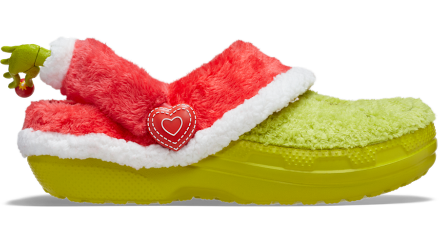 Crocs The Grinch Classic Lined Sabots Unisex Multi 36 - Crocs FR Feed New - Modalova