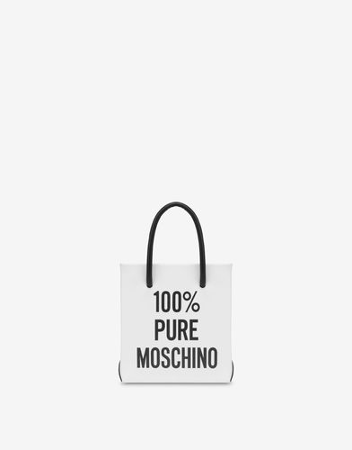 Mini Sac En Cuir De Veau 100% Pure - Moschino - Modalova