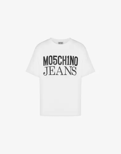 T-shirt En Jersey Logo - Moschino Jeans - Modalova