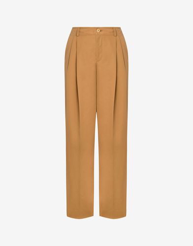 Pantalon À Pinces - Moschino - Modalova