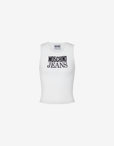 Débardeur À Logo - Moschino Jeans - Modalova